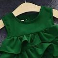 stylish baby girls  frock for Pakistan day / 14 august day dress for bay girls. 
