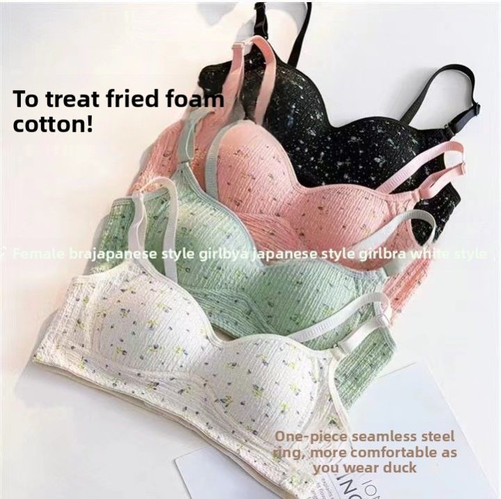 2025 Girls Brassiere Underwear Cotton Kids Bra Dot Design Adolescente Girls Training Bras Breathable Teenage Girl Tops Crop