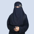 Stylish Embroidered Single Layer Niqab | Shahazadi Niqab | Trendy, Comfortable, Easy-to-Wear Design for Women. 