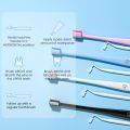 Dental V-Shaped Orthodontic Toothbrush for Braces Dental Soft Bristle with Inter Dental Brush Set Oral Brackets Cleaning Kit. 