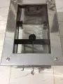 deep fryer gas single tap approximately 11 litter capacity table top commercial and home use complete set. 