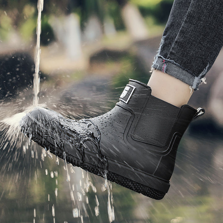 %E3%80%90First%20need%20for%20trendy%20people%20in%20the%20rainy%20season%E3%80%91Men's%20low-tube%20waterproof%20rain%20boots%20anti-slip%20wear-resistant%20Chelsea%20wind%20sho%20-%20Image%204