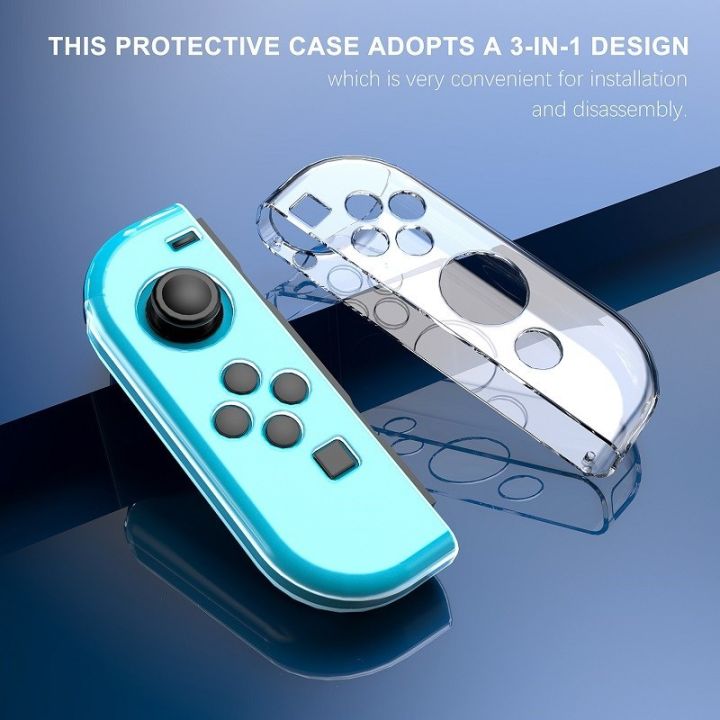 3%20in%201%20TPU%20Transparent%20Protective%20Case%20Compatible%20with%20Nintendo%20Switch%20Joypad%20Cover%20Shell%20Frame%20Protector%20NS%20Console%20Accessories%20-%20Image%202