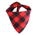 Classic Red Black Plaid Pet Dog Bandana Cat Puppy Kerchief Pet Dog Accessories Pet Neckerchief Scarf Dog Saliva Towel. 