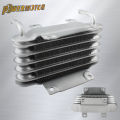 Oil Cooler Motorcycle Radiator Universal 2 Stroke Engine Aluminum 8mm Accessories Motocross Cooling System Racing Pit Dirt Bike.