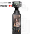 9H HD Tempered Glass for  OSMO Pocket 3 4 Screen Protector For  Pocket 4 3 Gimbal Camera Lens Protect Glass Accessories. 