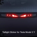 1PCS Halloween Car Stickers For Tesla Model 3 Y Personality High Mounted Brake Acrylic Projection Board Top Tail Light Emblem. 