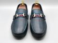 Shoe Hub cow leather Loafer shoes in BLUE for men - SBLE-551. 