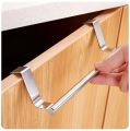 Towel Rack Over Door Stainless Steel Towel Bar Storage Organizer Bathroom Kitchen Cabinet Door Hanging Towel Rack.