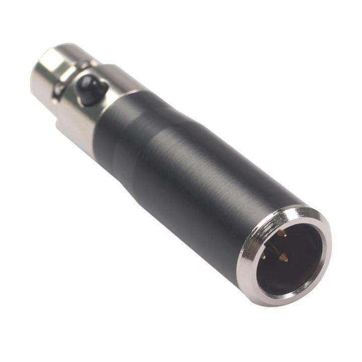XLR 3 Pin to four pin Fe Plug Adapter for Microphone Mic DSLR