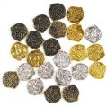 10/25/50pcs Plastic Pirate Coin Fake Gold Coin Treasure Game Simulation Toys Coin Kids Party Gift Kids Birthday Children's Gift.