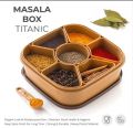 7 Section Masala Box, 700ml Masala Container For Kitchen, Multipurpose Masala&Rangoli box, Airtight Masala Storage Containr Spice Rack. 