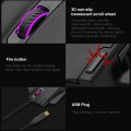 E-YOOSO X-41 USB Wired RGB Gaming Mouse 12400 DPI PAW3327 10 Buttons Programmable Game Optical Mice for Computer PC Laptop. 