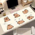 Gaming Mouse Pad Computer Kawaii Capybara Pattern Desk Mouse Mat Gamer Professional Premium Mousepad Speed Control Accessories. 