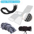 4Pcs/set Sun Loungers Fixing Elastic Cord Rope Reclining Chair Replacement Repair Cord Kit.