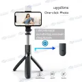[Good quality] selfie stick q07 selfie stick tripod with built-in Bluetooth remote, three-mode LED light connect via Bluetooth 3.0 remote, more convenient to take pictures. 