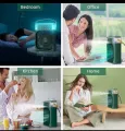 Portable Mini Cooler Heating Humidifier Fan Air Cooler Ice Fan In Indoor. 