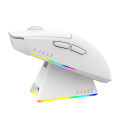 AJ139-V2-MC Tri-mode Wired/2.4GHz /BT Wireless Gaming Mouse with Magnetic Charging Base PAW3311 Gaming Chipset 12000DPI Max. 