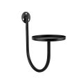 Sturdy Iron Wall Mounted Plant Holder Space Saving Wall Art Metal Flower Shelf Black Bonsai Hanging Hanging Plant Stand. 