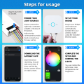 Tuya Zigbee 3.0 LED Controller DC12V 24V Support RGBCCT 6pin PWM LED Strip Dimmable Compatible Echo Plus Tuya SmartThings . 
