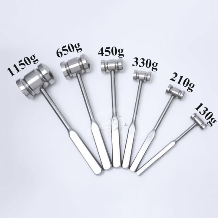 Double-headed Bone Hammer Dental Implant Bone Crushing Lifting Tools Medical Orthopedic Bone Hammer Veterinary Equipment