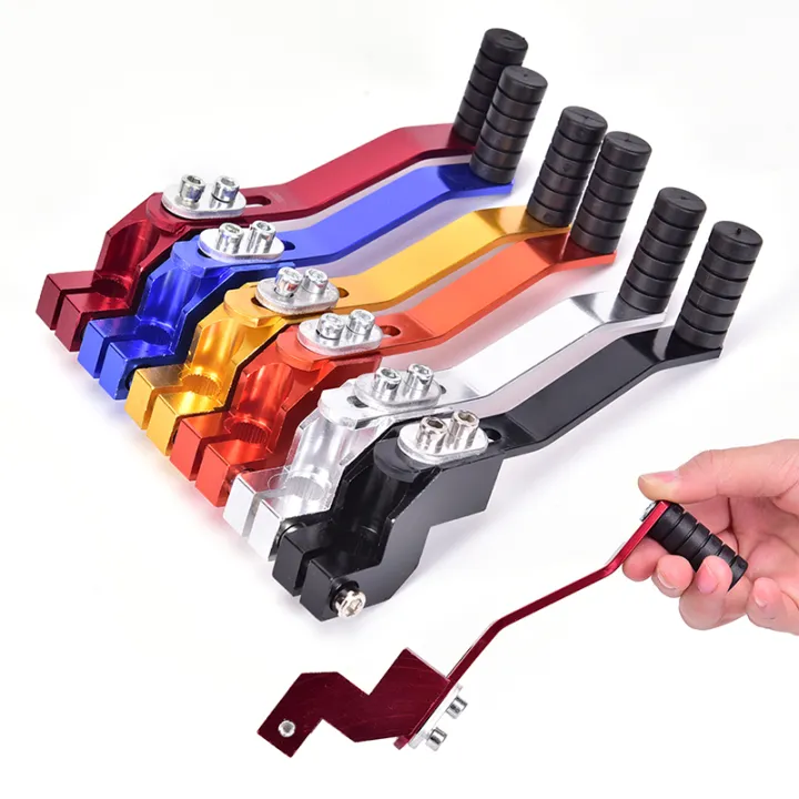 1pc Folding Aluminum Gear Shift Lever Gear Shift Lever Motorcycle Bikes Gear Lever