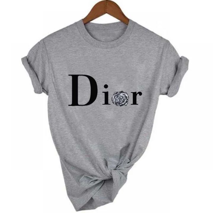 Men's%20and%20Women's%20Letter%20Printed%20Short%20Sleeved%20Shirt%20Basic%20%20Round%20Neck%20T-shirt%20Fashionable%20Casual%20Short%20Sleeved%20Summer%20Brand%20New%20-%20Image%204