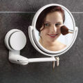 Wall Mirror  Folding Arm Extend Bathroom Mirror Without Drill Swivel Bathroom Mirror Suction Arm Double Side Cosmetic Makeup. 