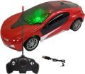 Remote Control Chargeable 3D Famous Car with Flashing Light, Radio Control Race car for Kids for 3-12 Year Old Boy Birthday Remote Control Car Rechargeable (White). 