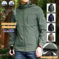 Spring Men Outdoor Waterproof Jacket Plus Size Windbreaker Rain Coat Breathable Fishing Camping Jackets Male Clothing.