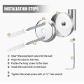 Towel Hook Brushed Nickel, SUS304 Stainless Steel Bathroom Towel Holder, Kitchen Shower Towel Hanger, Wall Mount.