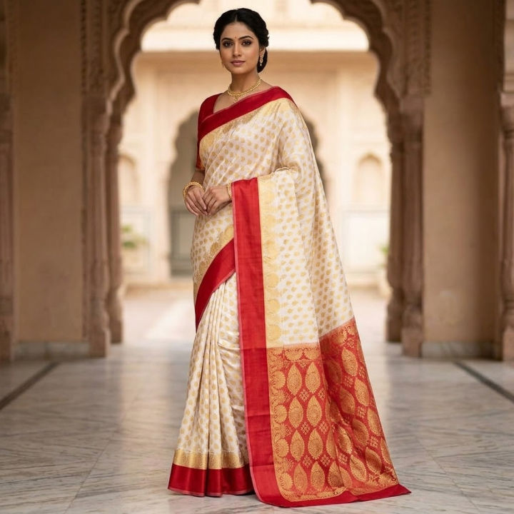Silk%20Katan%20Saree%20for%20Women%20All%20Season%20Soft%20New%20Silk%20Katan%20Fabric%20Tangail%20Style%20without%20blouse%20piece%20in%20Multicolor%20-%20Image%202