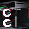 Computer Case Graphics Card Holder Aluminum Magnetic 3070 Video Card RTX4090 GPU Support 27-120mm Scalable Bracket. 
