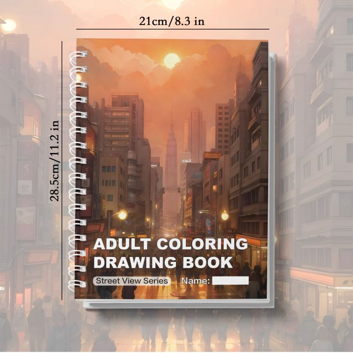 1%20Pc%20Architectural%20Street%20Scene%20%20Coloring%20Book,%20Thick%20Paper,%20Creative%20%20Choice%20-%20Image%205