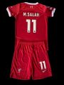 Liverpool FC Mohamed Salah 11 Soccer Uniform for kids jersey and short. 