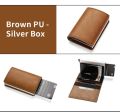 "Men's RFID Blocking Card Holder Wallet - Stylish Black, Durable Alloy, Soft PU Leather, Slim & Lightweight". 