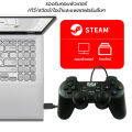 Wireless gamepad for PC for PC, dual shock joypad wireless controller joystick. 