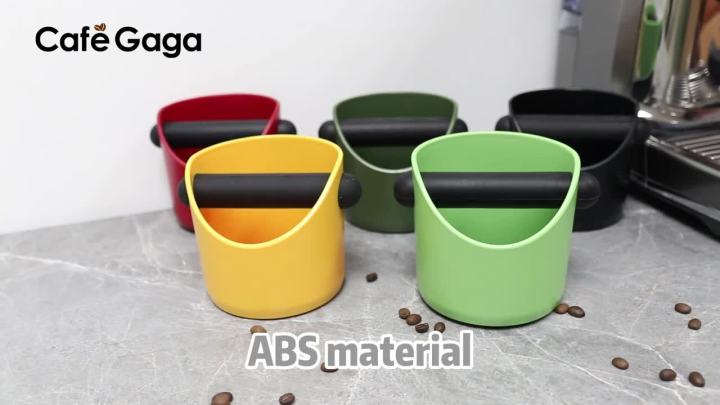 Coffee Knock Box Espresso Grounds Container Dump Bin Bucket Anti Slip Powder Beveled Residue Barista Accessories Maker Tools