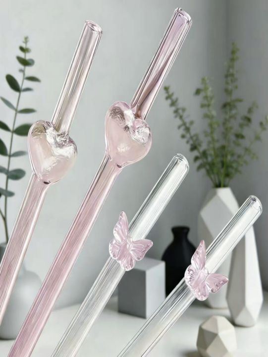 1/3/5pcs%20Reusable%20Heart%20&%20Butterfly%20Glass%20Straws,%20Valentine's%20Day%20Party%20Favors,%20Perfect%20for%20Cocktails,%20School%20Use,%20%20Ideas%20-%20Image%203