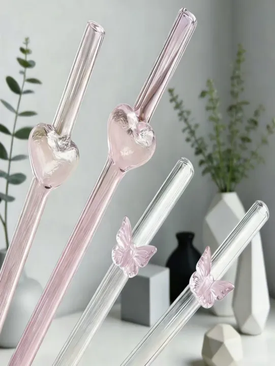 1/3/5pcs%20Reusable%20Heart%20&%20Butterfly%20Glass%20Straws,%20Valentine's%20Day%20Party%20Favors,%20Perfect%20for%20Cocktails,%20School%20Use,%20%20Ideas%20-%20Image%203