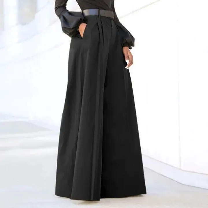 Wide%20Leg%20Pants%20For%20Women%20Pants%20For%20Women%20Palazzo%20Pants%20Summer%20Printed%20Cropped%20Linen%20Comfy%20Baggy%20Trousers%20With%20V%C3%AATements%20Femme%20-%20Image%204