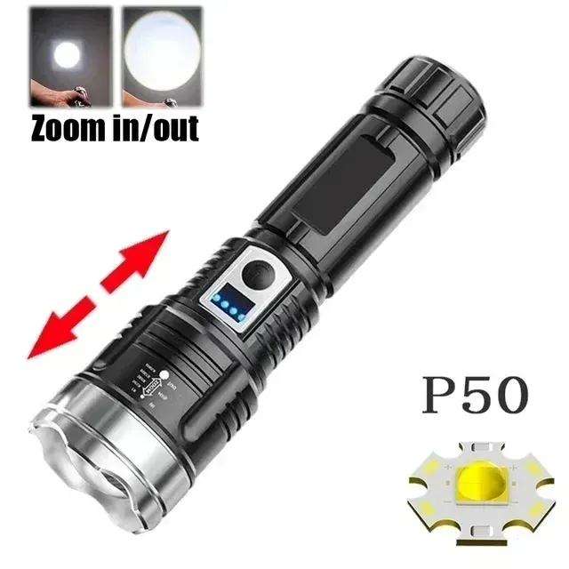NEW%20A76%20High%20Power%20Led%20Flashlights%20Built-in%2018650%20Battery%20Tactical%20Flashlight%20Emergency%20Spotlight%20Most%20Powerful%20Lantern%20-%20Image%208