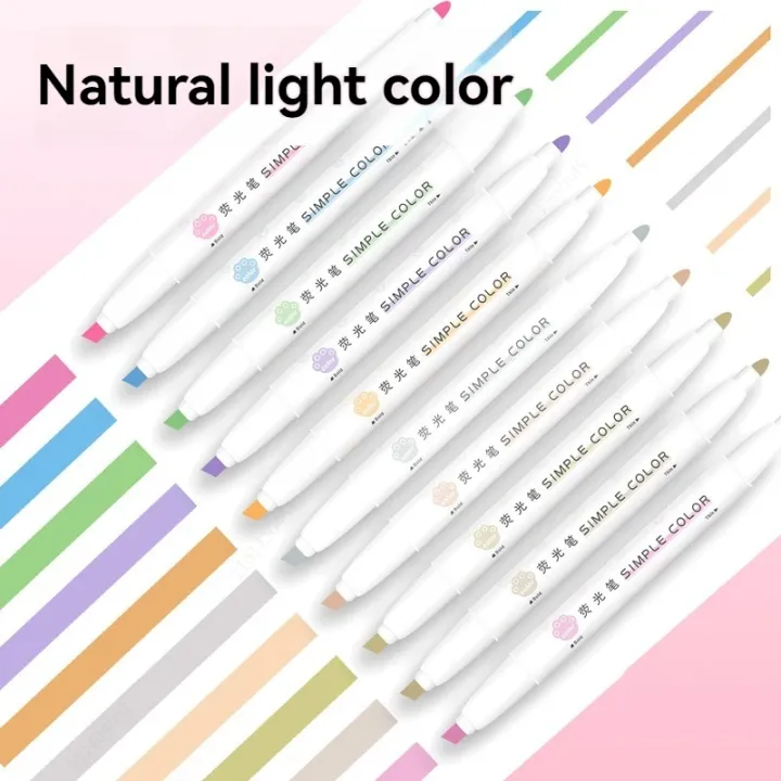 5PCS%20Highlighter%20Pen%20Set%20Multiple%20series%20available%20Double%20Headed%20Colored%20Fluorescent%20Pen%20Student%20Stationery%20Supplies%20-%20Image%206