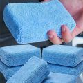 1/20pcs Car Wax Applicator Pads Microfibre Polishing Sponges Soft Auto Detailing Waxing Sponge Cleaning Foam Car Paint Care Pad.