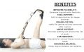 Yoga Foot & Leg Stretch Strap,Foot and Calf Stretcher Belt with Loops -Stretching Strap For Plantar Fasciitis, Heel Spurs, Foot Drop, Achilles Tendonitis & Hamstring , Gymnastic Hamstring Strength Training. 