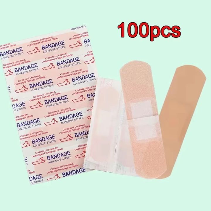 10-150pcs Breathable Band Aid Waterproof Bandage First Aid Wound Dressing Medical Tape Wound Plaster Emergency Kits Bandaids