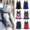 Double Shoulder Breathable Portable Travel Pet Dog Carrier Backpack Mesh Carrier Front Bag for Small Dog Cats Outdoor. 