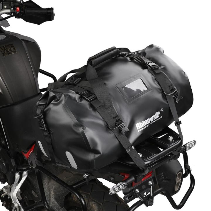 Rhinowalk%20Motorcycle%20Bag%2045L%20Waterproof%20PVC%20Tail%20Saddle%20Bag%20Durable%20Dry%20Luggage%20Outdoor%20Bag%20Motorbike%20Rear%20Seat%20Bag%20Accessory%20-%20Image%206