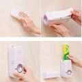 Wall Mounted Automatic Toothpaste Dispenser Dustproof Toothbrush Holder Wall Mount Stand Bathroom Accessories Set Toothpaste Squeezers. 