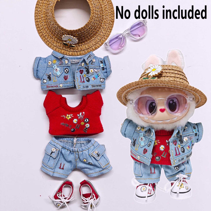 High-quality%20for%20Labubu%20Kids'%20Clothing%2015cm%20-%2017cm%20Western%20Denim%20Clothing%20and%20Shoes%20Set%20Labubu%20Universal%20Clothing%20-%20Image%207